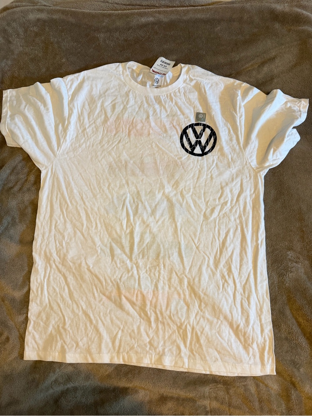 White Logo Crew Neck T-Shirt #7
